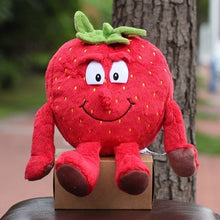 Load image into Gallery viewer, New Fruits Vegetables Banana Pear Brcoccoli Watermelon Cauliflower Carrot Mushroom Blueberry Starwberry 9" Soft Plush Doll Toy
