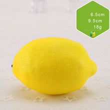 Load image into Gallery viewer, Artificial Fake Fruit Home Decoration Simulation Orange Ornament Craft Food Photography props Home Apple Pear Mango Banana Lemon