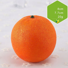 Load image into Gallery viewer, Artificial Fake Fruit Home Decoration Simulation Orange Ornament Craft Food Photography props Home Apple Pear Mango Banana Lemon