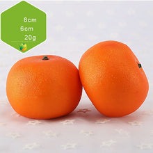 Load image into Gallery viewer, Artificial Fake Fruit Home Decoration Simulation Orange Ornament Craft Food Photography props Home Apple Pear Mango Banana Lemon