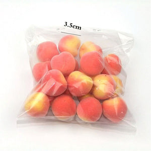 20pcs Mini Artificial Fruit Foam Strawberry Apple cherry Fake Simulation Fruit Lifelike Home Wedding Party Garden For Decoration