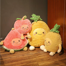 Load image into Gallery viewer, Kawaii Fuzzy Watermelon Cherry Pineapple Fruits Soft Plush Cute Toys Stuffed Dolls Pillow for baby kids children girl gifts